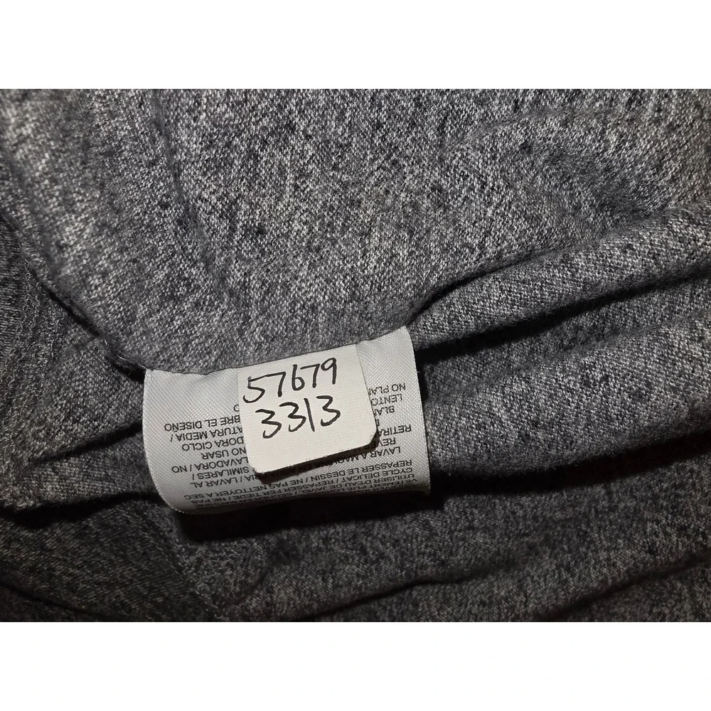 Nike Sportswear Gym Vintage Full Zip Hoodie Heather Gray 883729-091 Mens M